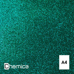 Chemica - Bling Bling Star - Vert Emeraude (Emerald) - Feuille 30 x 20 cm
