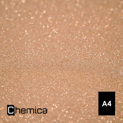 Chemica - Bling Bling Star - Rose Pastel Pailleté (Pink Gold Glossy) - 30 x 20 cm