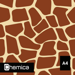 Chemica - Flex Trends - Animals - Girafe (Giraffe) - Feuille 30 cm x 20 cm