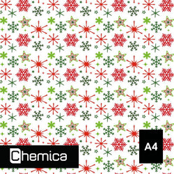 Chemica - Flex Trends - Christmas - Flocons (Flakes) - Feuille 30 cm x 20 cm