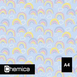 Chemica - Trends - Fashion Arc-en-ciel - Feuille 30 cm x 20 cm