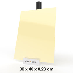 Plaque acrylique MissKraft - Ivoire