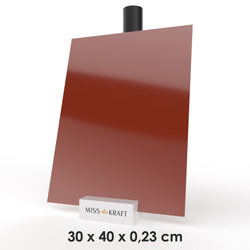 Plaque acrylique MissKraft - Marron