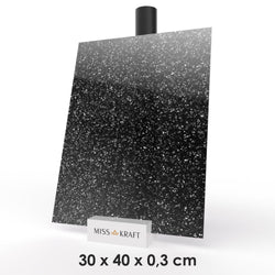 Plaque acrylique MissKraft - Noir Galaxie