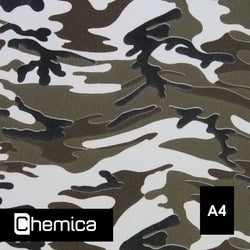 Chemica - Fashion - Militaire (Army) - Feuille 30 cm x 20 cm