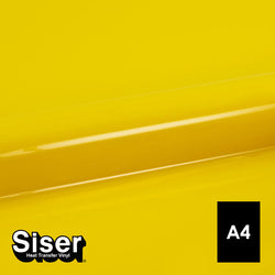 Siser - Basic Flex - Feuille A4 Thermocollant - (A0003) Jaune Citron - 20 x 30 cm