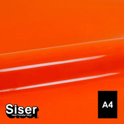 Siser - Basic Flex - Feuille A4 Thermocollant - (A0006) Orange - 20 x 30 cm