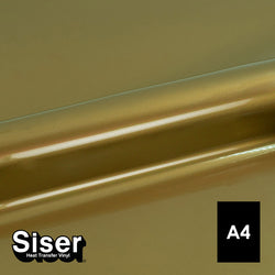 Siser - Basic Flex - Feuille A4 Thermocollant - (A0020) Or - 20 x 30 cm