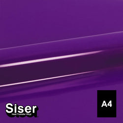 Siser - Basic Flex - Feuille A4 Thermocollant - (A0065) Violet Clair - 20 x 30 cm