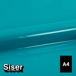 Siser - Basic Flex - Feuille A4 Thermocollant - (A0066) Bleu Océan - 20 x 30 cm
