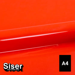 Siser - Basic Flex - Feuille A4 Thermocollant - (A0067) Corail Fluo - 20 x 30 cm