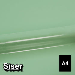 Siser - Basic Flex - Feuille A4 Thermocollant - (A0126) Vert Sauge - 20 x 30 cm