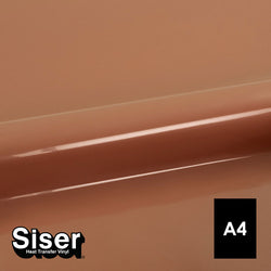 Siser - Basic Flex - Feuille A4 Thermocollant - (A0128) Cappuccino - 20 x 30 cm