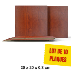 Creality - 10 Plaques de Contreplaqué en Bois de Rose (Rosewood Plywood Sheets) - 20 x 20 cm - 3 mm
