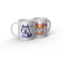 Cricut - Mug en céramique - blanc - 12 oz / 340 ml (lot 2 Mugs)