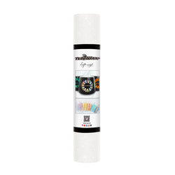 TeckWrapCraft - Glitter - Vinyle Adhésif Pailleté - Blanc - 1,5 m