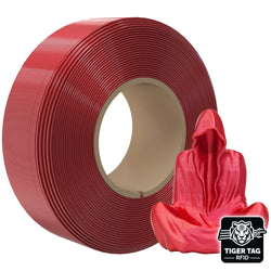 Jamg He - PLA Silk - Rouge (Red) - 1,75 mm - 1 kg - Refill avec RFID TigerTag