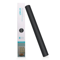 LOKLIK - Rouleau Vinyl Permanent Noir Mat - 30 cm x 12 m