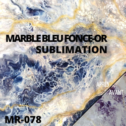 sublimation beu foncé or feuille transfert  infusible ink atome3d