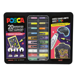 POSCA - Mallette de 20 marqueurs - Groovy Colours