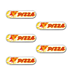 Lot 5 - MissKraft Sublimation | Étiquette d'Identification en Métal Ovale - Sublimé