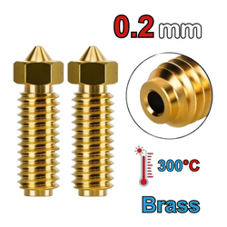 Zimple3D - Anycubic Kobra 3 - Lot de 2 Buses Laiton - 0.2 mm