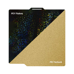 Ziflex - Plateau d'Impression pour Bambu Lab Séries X1/P1/P2/A1 - PEY flake & PEI Textured - 257 x 257 mm
