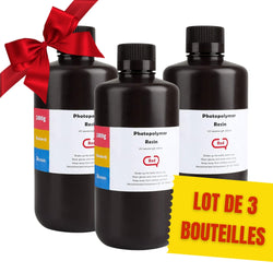 Pack ELEGOO - 3x Résine UV ABS-Like - Rouge (Red) - 1 kg