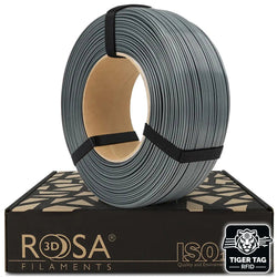 Rosa3D - PLA Starter - Gris (Gray) - 1,75 mm - 1 kg Refill avec RFID TigerTag