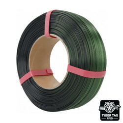 Rosa3D - PLA Magic Silk - Mystic Vert & Noir (Mystic Green & Black) - 1,75 mm - 1 kg Refill avec RFID TigerTag