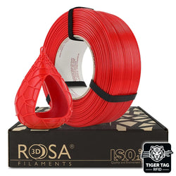 Rosa3D - PETG Standard HS - Rouge (Red) - 1,75 mm - 1 kg Refill avec RFID TigerTag