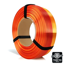 Rosa3D - PLA Rainbow - Arc-en-ciel Feu (Silk Fire) - 1,75 mm - 1 kg Refill avec RFID TigerTag