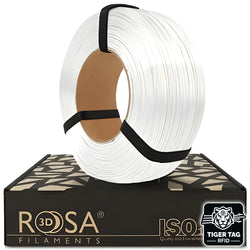 Rosa3D - PLA Silk - Blanc (White) - 1,75 mm - 1 kg Refill avec RFID TigerTag