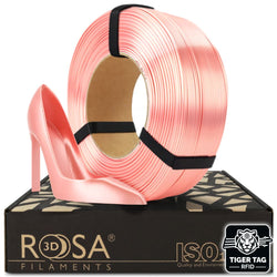 Rosa3D - PLA Silk - Or Rose (Rose Gold) - 1,75 mm - 1 kg Refill avec RFID TigerTag