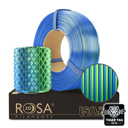 Rosa3D - PLA Magic Silk - Lagon (Lagoon) - 1,75 mm - 1 kg Refill avec RFID TigerTag