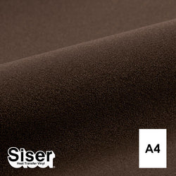 Siser - Flock - Feuille A4 Thermocollant - (S0017) Marron Velours - 20 x 30 cm