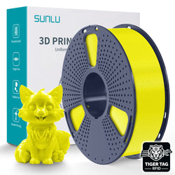 Sunlu - PETG - Jaune (Yellow) - 1,75 mm - 1 kg avec RFID TigerTag