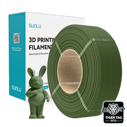 Sunlu - PLA Matte - Vert Olive (Olive Green) - 1,75 mm - 1 kg - Refill avec RFID TigerTag