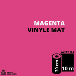 AVERY 500 - Vinyle Adhésif - Magenta Mat- 30 cm x 10 m