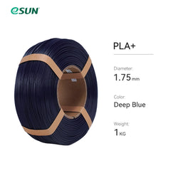 eSun - PLA+ - Bleu Profond (Deep Blue) - 1,75 mm - 1 kg Refill