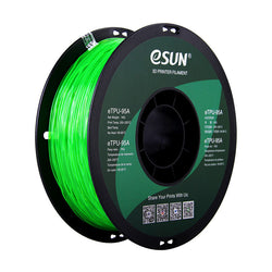 Bobine eSun de eTPU-95A Transparent Green - 1 kg - Bobine plastique