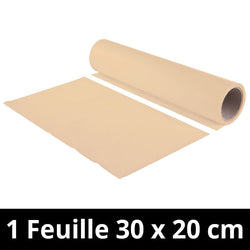 Chemica - Upperflock - Beige - Feuille 30 cm x 20 cm