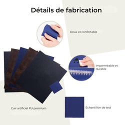 xTool - 5 Feuilles de simili-cuir laserable - 30 x 25 cm